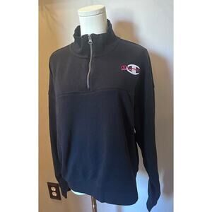 Champion Black Quarter-Zip Sweatshirt